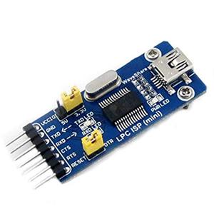 Taidacent línea de descarga en serie emulador de Terminal en serie USB a puerto serie programador Mini Módulo de descarga LPC ISP programador