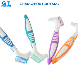 義歯ブラシ中国卸売2ヘッド歯科収納義歯 - Product Image 3