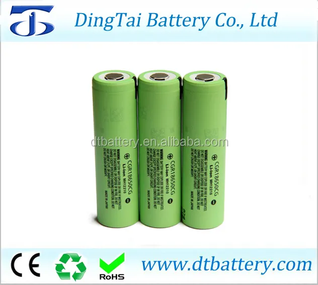 اليابان 18650 بطارية ليثيوم أيون الخلايا 3.7v 2250mah بطارية cgr18650cg