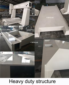 CHINSAIL de 5 ejes cnc router 1530 con 360 grados de rotación del husillo