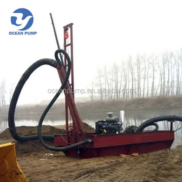 Diesel sand dredging machine for sand mining pahang