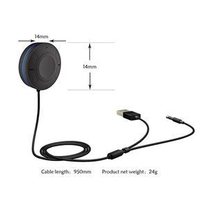 Taşınabilir Mini Hands-Free araç kiti BT V4.1 ses müzik alıcısı - Product Image 3