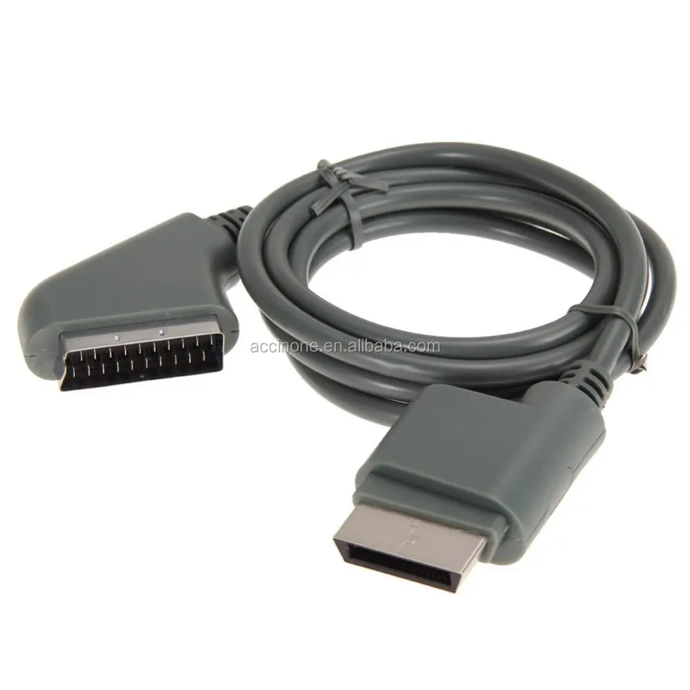 6ft 1.8 m RGB SCART TV audio video HD AV Cable para Xbox 360