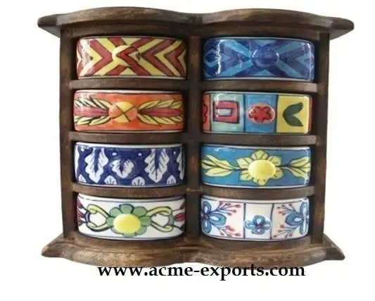 Fornitore del cassetto di ceramica Cassa di Legno Da India