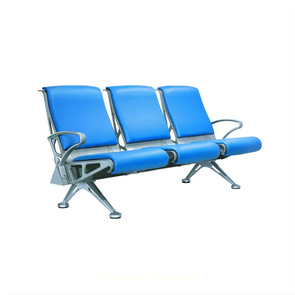 Il prezzo a buon mercato di acciaio alluminio sedia in attesa 4 o 3 sedile