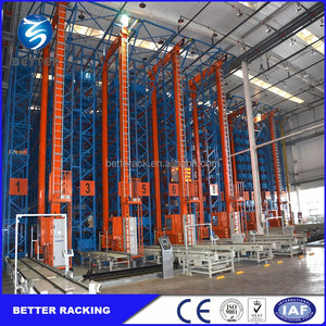 Solución de almacén de almacenamiento de palés de carga unitaria ASRS Sistema automatizado de recuperación y almacenamiento - Product Image 2