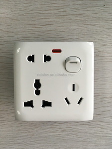 ナリング電気<span class=keywords><strong>6</strong></span>ピン壁マルチソケット