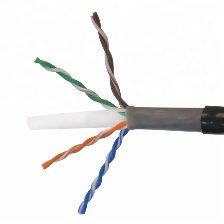 Cable Lan Cat6 Utp de 1000M, Cable de cobre Cat6, precio por metro, Cable de comunicación cat6