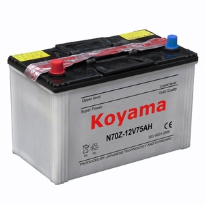 高性能深循环12V75Ah电动汽车汽车电池