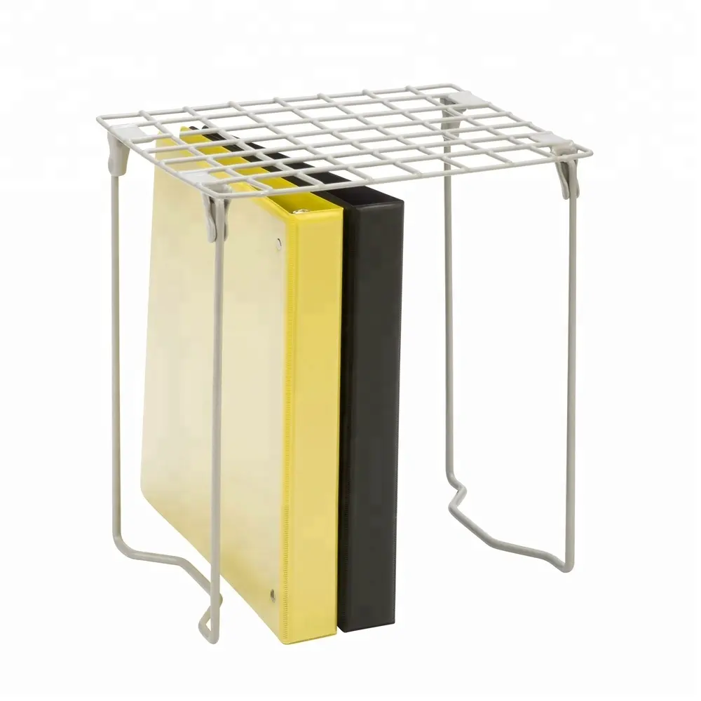 550-71 School Locker Vouwen Witte Draad Stapelbaar Locker Plank Voor File Organizer