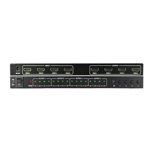 OEM fábrica 4k60 HDMI matriz 4x4 True Matrix Audio IR interruptor de funcionamiento remoto matriz HDMI 4x4 - Product Image 5