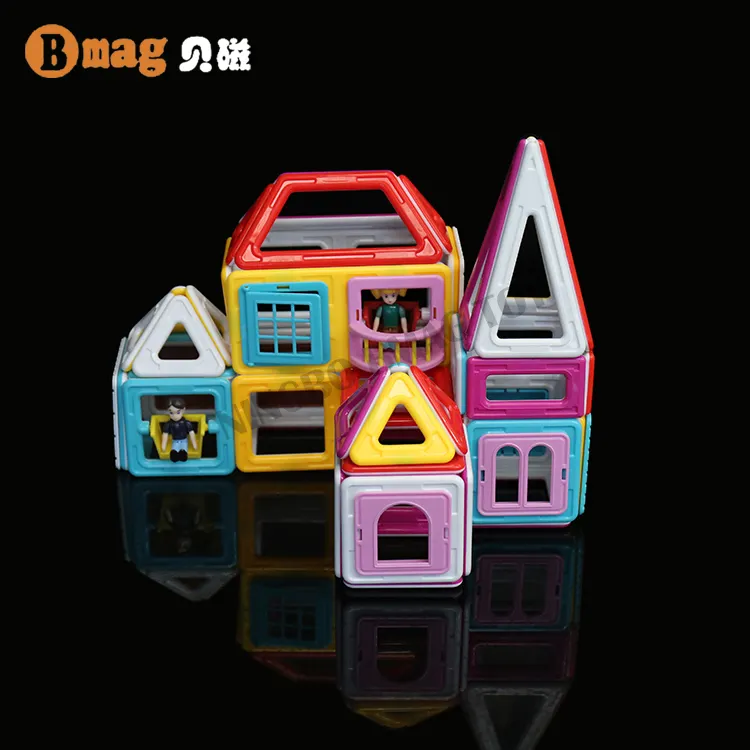 Welcome OEM best quality magic magnet construction school games toys set for children