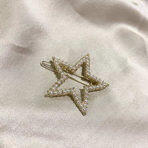 批发最新的新设计韩国花式珍珠为女孩制作发夹 - Product Image 3