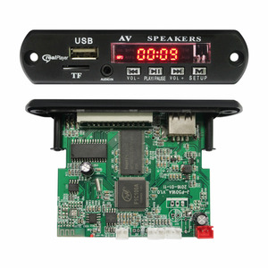 Realplayer Av Usb Sd Tf การ์ด Circuit Board กับวิทยุ Fm, Mp3 Mp4 Mp5 Player Decoder โมดูลเครื่องส่งสัญญาณ Fm - Product Image 1