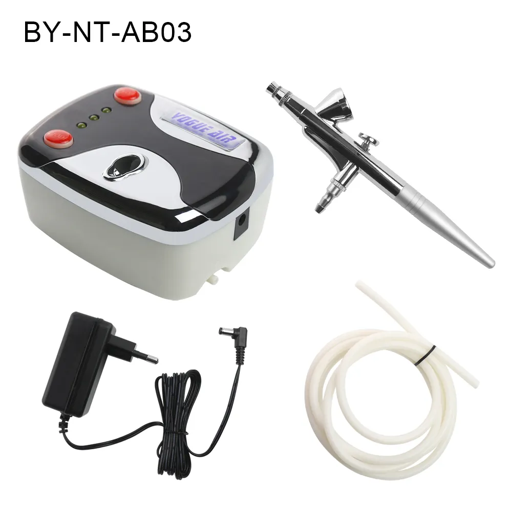 BIN Makeup Airbrush mini portable nail art painting air compressor kits