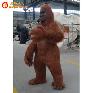 等身大アニマトロニクスゴリラコスチューム屋内/屋外樹脂とスチール素材 - Product Image 2