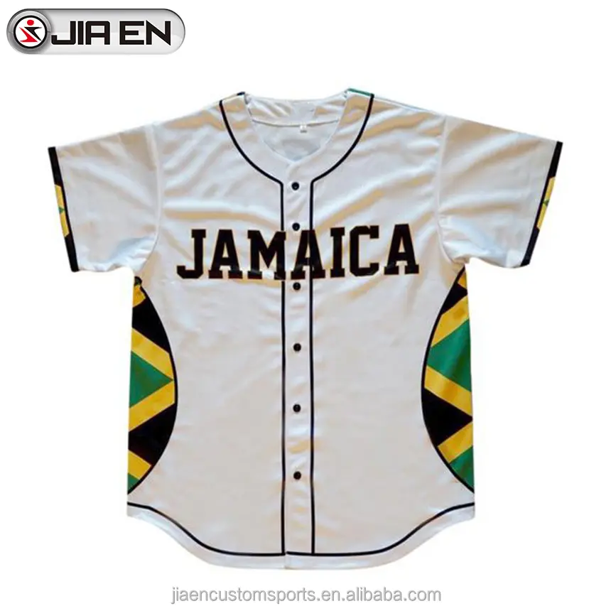 Plain white kids baseball uniform design wholesale sublimated striped baseball shirts