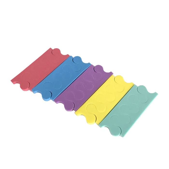 Rosso, blu, viola, giallo, verde
