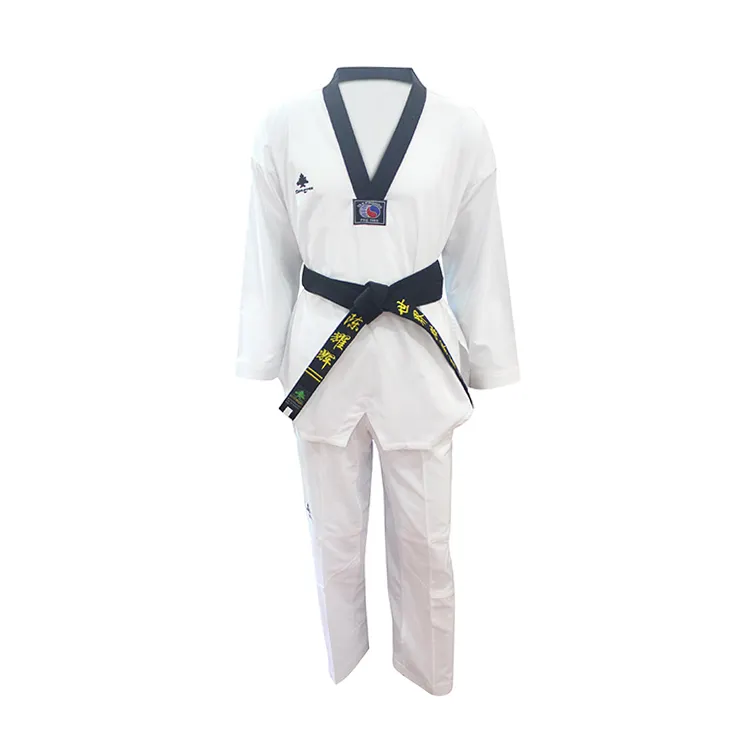 Oosung-uniforme de taekwondo con logotipo personalizado, ropa cómoda y duradera, venta al por mayor