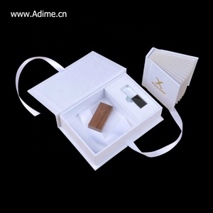 Wedding Cloth Linen Photo Album with USB Flash Drive Stick Packaging <strong>Box</strong> - Product Image 3