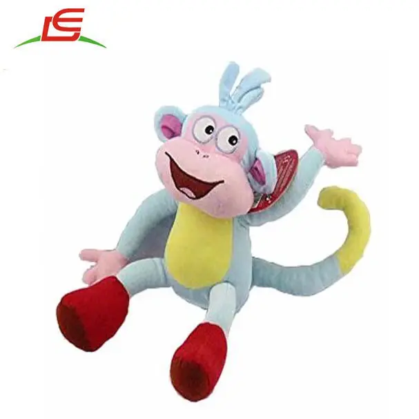 Bottes en peluche Dora the Explorer 9 pouces pour enfant en bas âge, jouets en peluche, singe, vente en gros