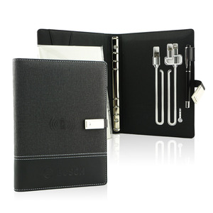 A4 A5 A6 pu notebook powerbank ขายส่งโน้ตบุ๊ค power bank planner custom ไดอารี่โน้ตบุ๊คการพิมพ์วารสารของขวัญชุด - Product Image 6