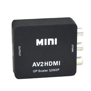 AV2HDMI Mini convertidor estilo 3D compatible con HD RCA características de entrada de S-VIDEO resolución 1080p pantalla a color adaptador de Audio Cables RCA - Product Image 5