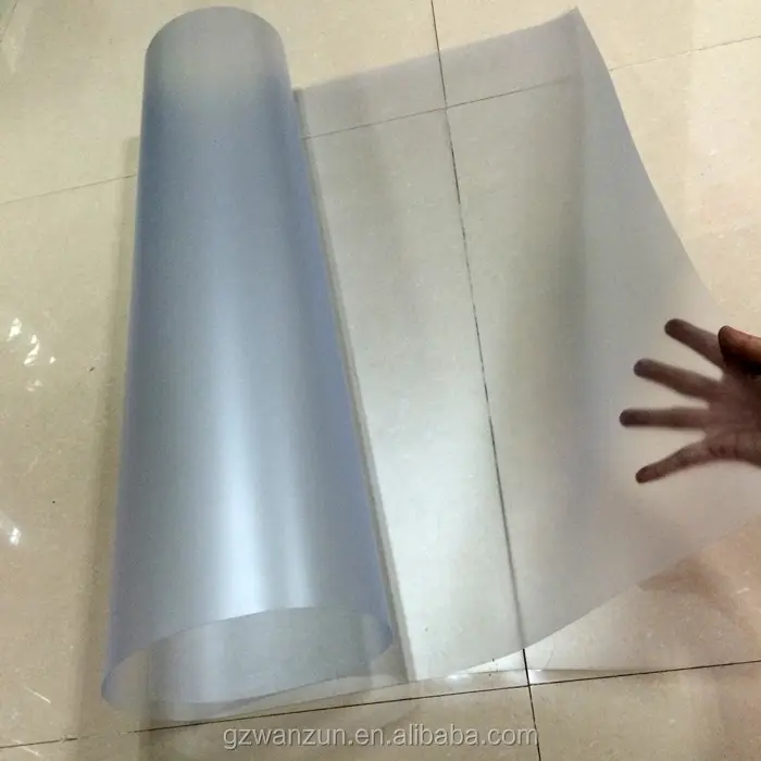 A2 A3 A4 A5 Clear frosted rigid PVC sheet for book cover and printing
