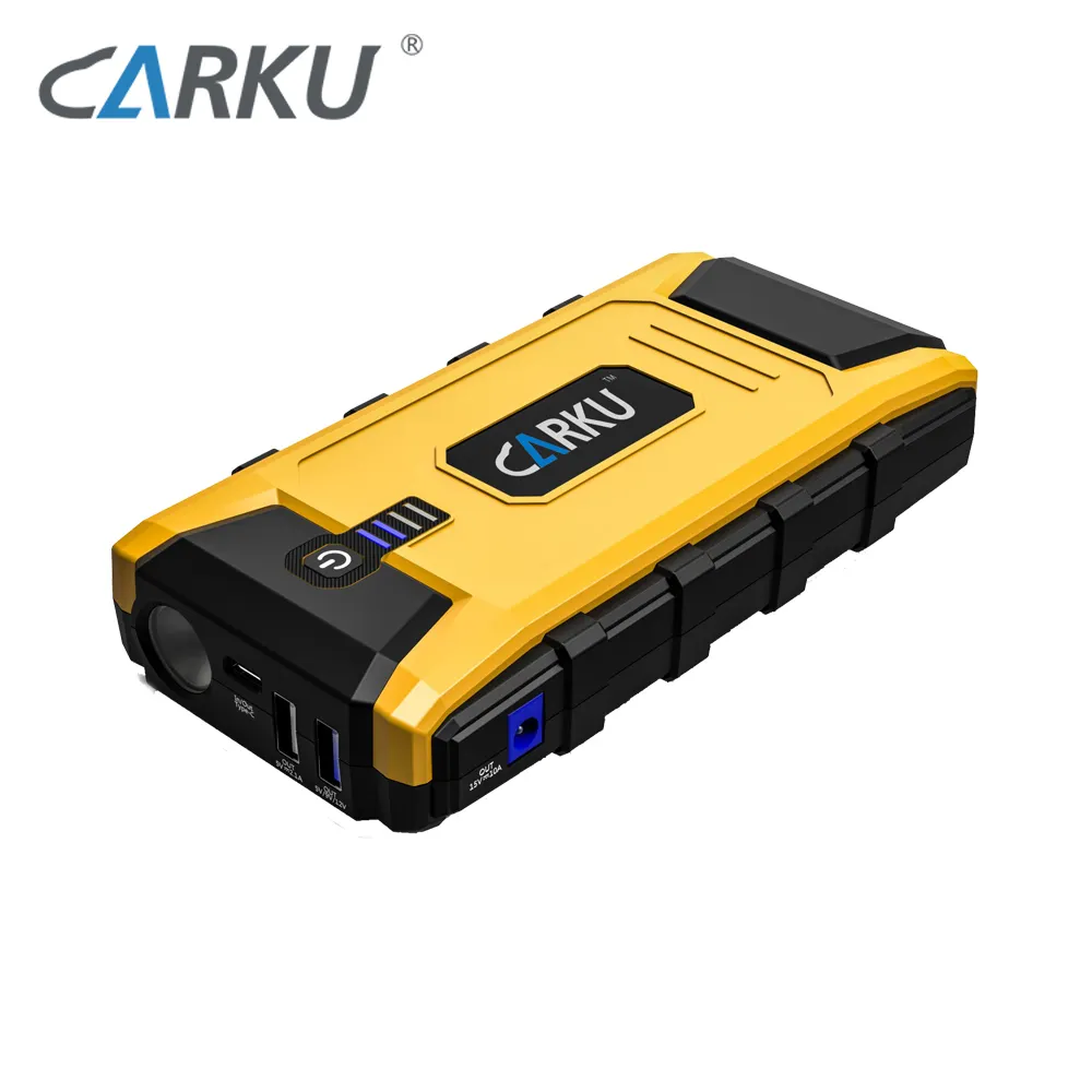 CARKU Jumper Power Bank ที่ชาร์จแบตเตอรี่สำรอง,เครื่องชาร์จแบตเตอรี่สำรอง13000MAh สำหรับรถยนต์อุปกรณ์ USB ชาร์จเร็วพร้อม3ชั่วโมง