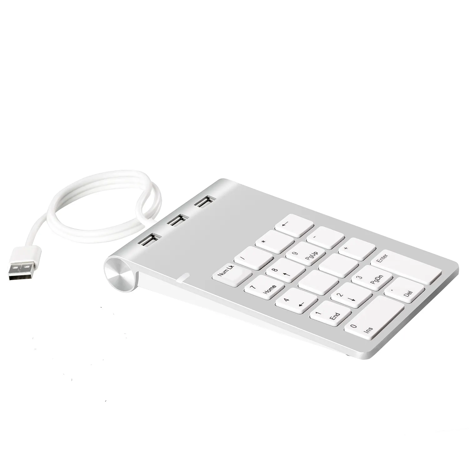 OEM سعر المصنع مصغرة USB 2.0 محور سلك لوحة رقمية لوحة المفاتيح 18 مفاتيح رقمية مصغرة USB لوحة المفاتيح لأجهزة الكمبيوتر المحمول