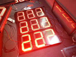 20 zoll 7 Digital 13-segment-anzeige 4 digit wifi mit RF fernbedienung steuer led-anzeige/led gaspreiszeichen in shenzhen Liefern faktor - Product Image 2