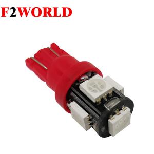 หลอดไฟ LED T10ภายใน W5w 5050 5Smd 194 168ลิ่มหลอดไฟรถยนต์ Luz luces focos สำหรับรถยนต์ระบบไฟส่องสว่างลำต้นประตูอัตโนมัติ - Product Image 3