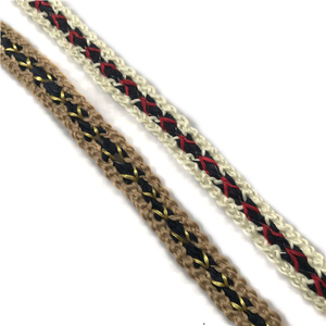 复古花式时尚Lurex扭曲编织丝带装饰窗帘 - Product Image 4