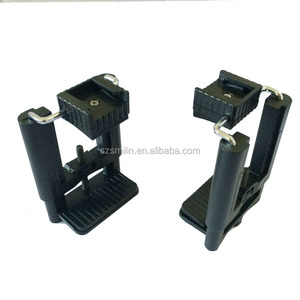 Evrensel 50-100mm telefon kelepçe tutamak uzatılabilir Monopod Tripod Selfie sopa telefon sabitleme kıskacı sıcak ayakkabı ile