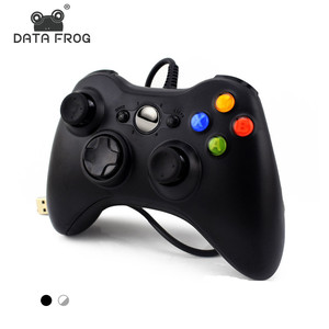 Veri kurbağa resmi Microsoft için USB kablolu Gamepad için Xbox 360 denetleyici Joystick için Windows 7/8/10 adet uyumlu Windows 7/ - Product Image 1