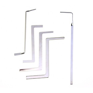 12 adet mavi kol kilitleme kilit seçim seti anahtar Extractor aracı şeffaf uygulama asma kilitler kilit smith araçları kanca kilidi Pick - Product Image 5