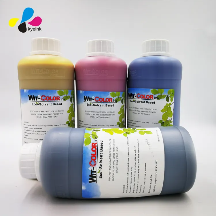 Tinta de color Wit Tinta solvente ecológica para impresora Ultra 9000 9100 9200 Wit-Color Calidad original Wit Tinta de color al por mayor