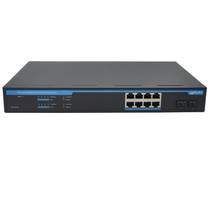 Realtek Solution 8G con PoE + 2 SFP Uplink Gigabit 13 "Conmutador PoE Fast Ethernet no administrado de montaje en rack para cámara IP. - Product Image 1