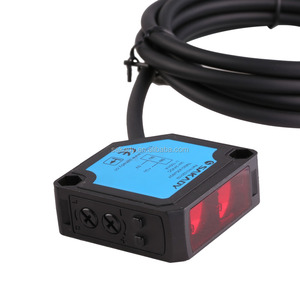 Sakady ip67 pnp לא + nc npn לא + nc 24vdc 12vdc השתקפות רטרו פוטואלקטרי חיישן פוטואלקטרי