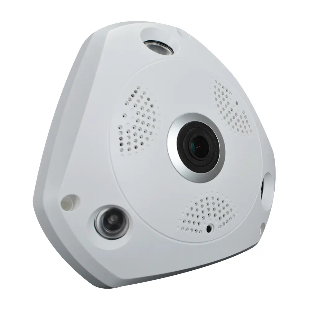 Indoor lente fisheye per la macchina fotografica del cctv Vista Panoramica PoE IP camera 1080P Onvif P2P Nube Vista