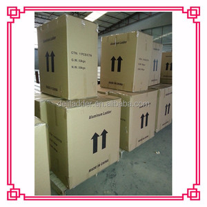 Алюминиевая телескопическая лестница с колесом - Product Image 6