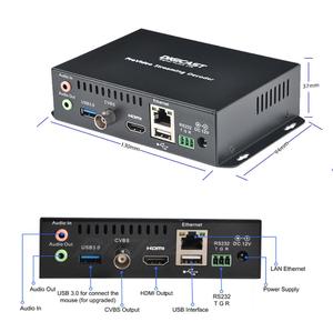 Low Latency Mini 4K H.265/HEVC ProVideo Streaming H.265 HEVC <strong>Decoder</strong> Digisat <strong>Decoder</strong> With HD MI/CVBS <strong>Output</strong>