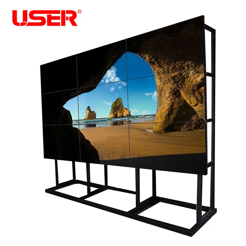 46 inch lcd display with 1920*1080P narrow bezel LCD Video wall Advertising Player Build-in matrix LCD Monitor