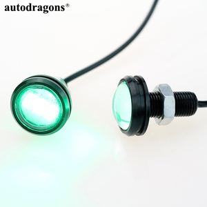 AutoDragons 5630 3 SMD 23MM strobe פלאש Eagle Eye מנורת <span class=keywords><strong>LED</strong></span> בשעות היום ריצת אור DRL עם איתות