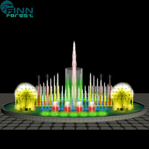 15m yapay su çeşmesi detay çizim kombinasyonu kristal çeşmeler - Product Image 1