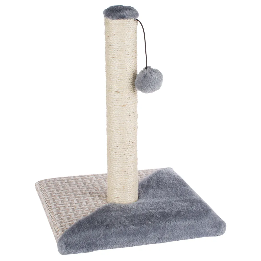 Atacado Personalizado Árvore Do Gato com a Bola de Brinquedo Do Gato Scratcher Sisal Pelúcia Simples Post Brinquedos Interativos