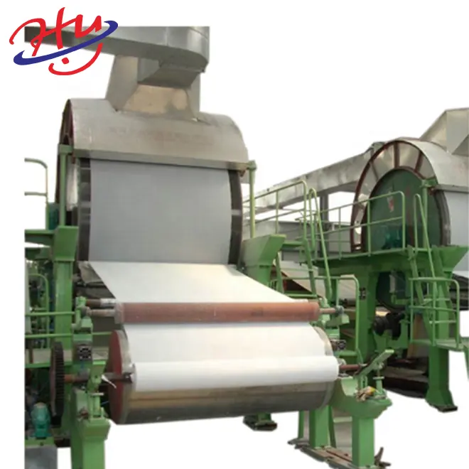 2800 mm 10 tonnes de papier de rebut recyclé de fabrication de papier hygiénique en papier faisant des machines prix