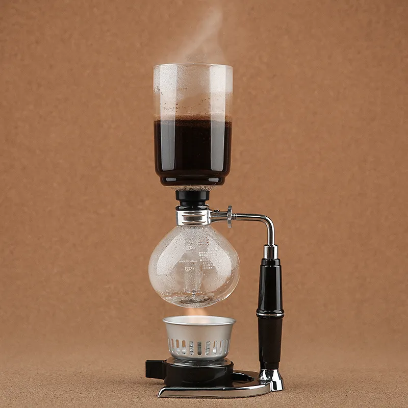 Perfekte elegante 5cup vakuum siphon kaffee maker kaffee siphon