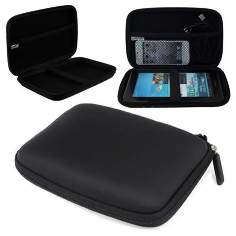Venta al por mayor proveedor de tamaño personalizado moldeado EVA duro llevar bolsa de cuero caso para ipad aire tablet