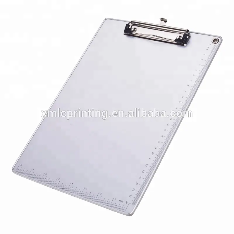 A4 Skidproof Clipboard w/ Low Profile Clip - Silver - Officemate Clipboard Folder - School supplies